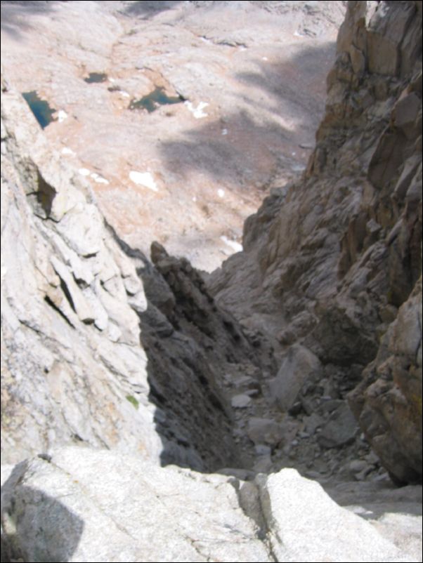 66 View down from between Day and Third Needle